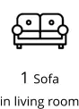 1 Sofa in living room